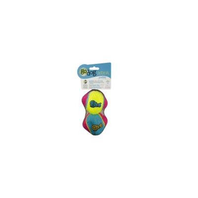 goDog® Retrieval ScrewBallz ™2 Pack Fetch and Chase Dog Toy, Large
