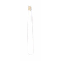 Precision Grip Slant Tip Tweezers. Stainless Steel Wite. 1pc.
