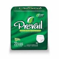 Prevail Adult Absorbent Underwear Pull On 2X-Large Disposable Heavy Absorbency 48/Case, 3 Cases