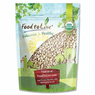 Food To Live ® Organic Pine Nuts / Pignolias (1 Pound)