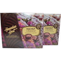Hawaiian Host MacNut Crunch Milk Chocolate Covered Macadamia Nuts & Rice Crisp 3 oz box, Pack of 2