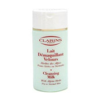 clarins cleansing milk with alpine herbs ( dry/ normal skin )