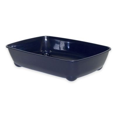 Artist-O-Tray Jumbo Open Cat Litter Pan in Blue