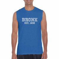 Los Angeles pop art Men's sleeveless t-shirt - popular neighborhoods in Bronx, NY