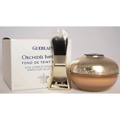 Guerlain Orchidee Imperiale Cream Foundation Brightening Perfection SPF25, No. 04 Beige Moyen, 1 Ounce