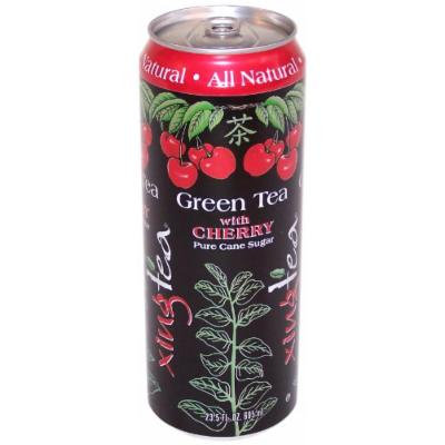 Xingtea Green Tea, Natural Cherry, 23.5 Ounce (Pack of 12)