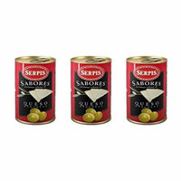 Serpis Manzanilla Green Spanish Olives Stuffed with Manchego Cheese (4.59 oz. (Pack of 3))