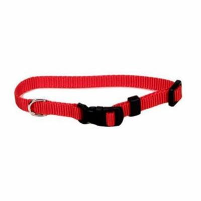 Coastal Pet Products Tuff Buckle Adjustable Red Nylon Collar 14