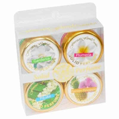 Hawaii Forever Florals Solid Perfume 4 Pack Assorted