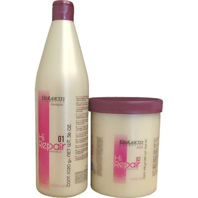 Salerm Hi Repair Shampoo 36oz + Hi Repair Mask 34.4oz
