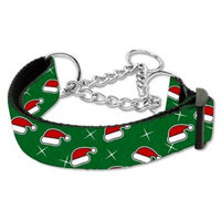 Santa Hats Nylon Ribbon Collar Martingale Large