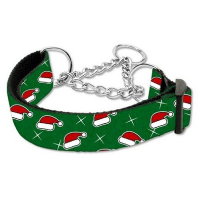 Santa Hats Nylon Ribbon Collar Martingale Large
