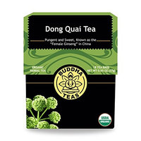 Buddha Teas Dong Quai Root 100 Percent Organic Herbal Tea 18 Bags Per Packet