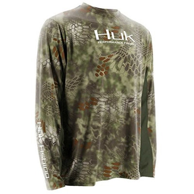 Marolina Outdoor H1200023-MDK-XXL Huk Kryptek Icon Ls, Kryptek Mandrake, XX-Large