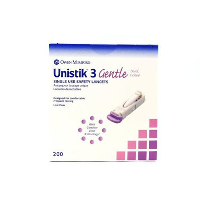 Unistik 3 Gentle Safety Lancets
