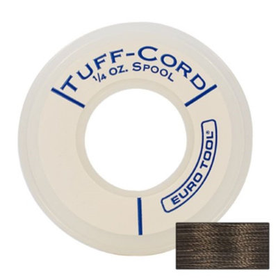 Eurotool Tuff-Cord Beading Cord, Brown, Size 1, 98 Yards