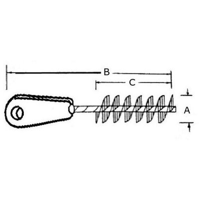 Brushtech 2-1/2-Inch Diameter by 36-Inch Long Tube and Cylinder Brush