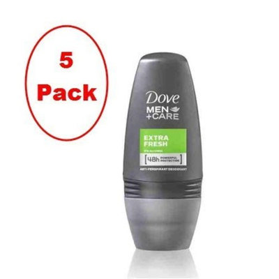 Dove Men +Care Roll-on Deo Deodorant Extra Fresh 50ml Pack of 5