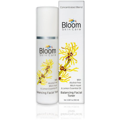 Bloom Skin Care Balancing Facial Toner 3.38oz - Natural Astringent with Witch Hazel for Women and Men - Alcohol, Paraben and Cruelty Free -skin tightening, PH Balancing and Anti Aging for Healthy Skin