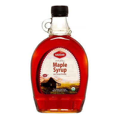 Haddar Organic Maple Syrup, 12 Oz