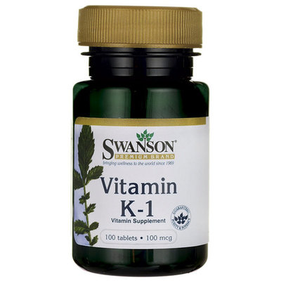 Swanson Vitamin K-1 100 mcg 100 Tabs