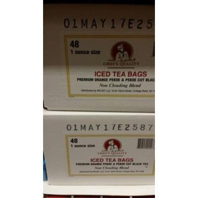 Chef's Quality Iced Tea Bags 1 oz (48 Pack)