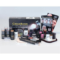 Mehron CreamBlend Stick All Pro Makeup Kit | Face, Hair, Eye Contouring, Stage, Films, TV, Video, Photography, Theatrical Makeup & More | Long Lasting Professional Set (TV/Video)