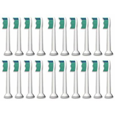 20 Philips Sonicare Healthywhite Generic Toothbrush Replacement for Proresults Easyclean Hx6750 Hx6710 Hx6530 Heads
