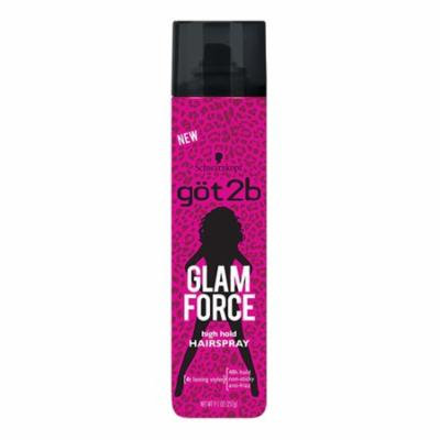 Got 2B Glam Force High Hold Hair Spray, 9.1 Oz, 2 Pack
