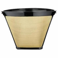 #4 Cone 8-12 Cup Golden Basket Permanent Coffee Filter Only One