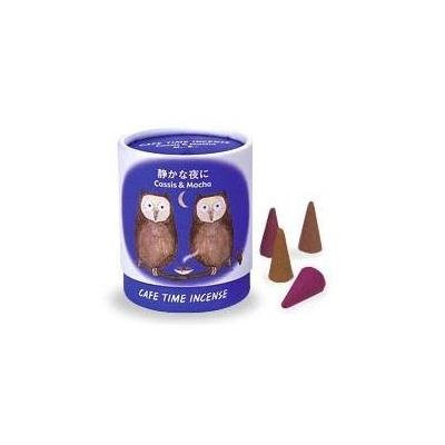 Nippon Kodo Cassis & Mocha Cafe Time Incense Cones 10 incense cones