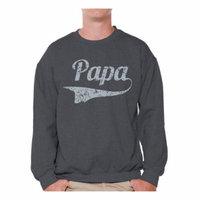 Awkward Styles Men's Papa Graphic Sweatshirt Tops Vintage Father`s Day Gift Best Dad Ever Papa Gift