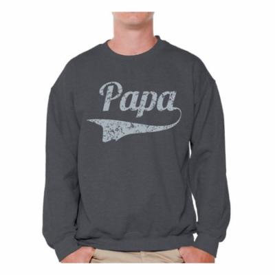 Awkward Styles Men's Papa Graphic Sweatshirt Tops Vintage Father`s Day Gift Best Dad Ever Papa Gift