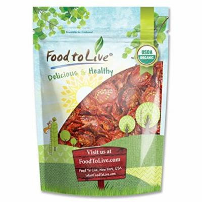 Food to Live® Organic Sun-Dried Tomatoes (Non-GMO, Unsulfured, Bulk) (8 Ounces)