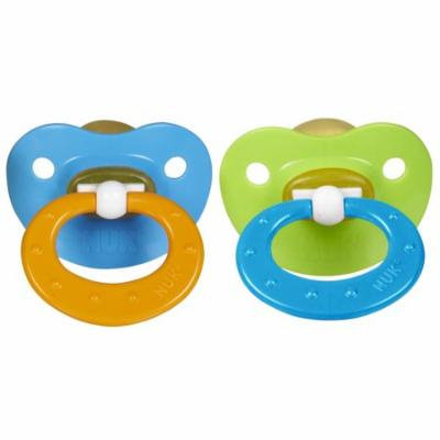 NUK Juicy Orthodontic Latex Pacifier 18-36 Months 2 Pack - Blue/Green
