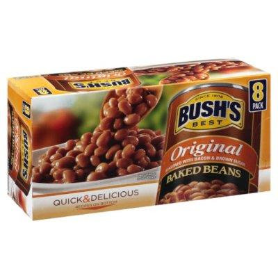 Bush's Best Original Baked Beans, 16.5 oz, Pack of 8