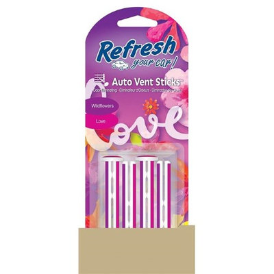 Hand Stands American Covers Handstands 09579 Vent Sticks Wildflowers & Love Scent Pack of 4