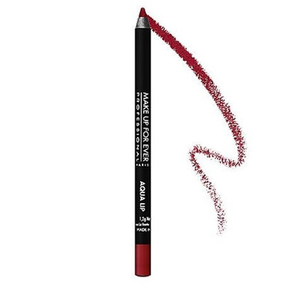 MAKE UP FOR EVER Aqua Lip Waterproof Lipliner Pencil Burgundy 9C 0.04 oz