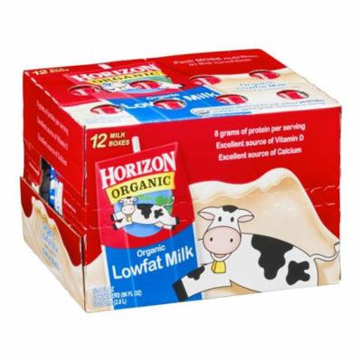 Horizon Organic 1% Low Fat Milk 8 Oz Cartons - Pack of 12