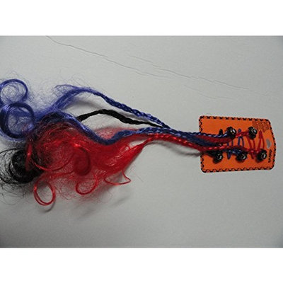 Five Spider Barrettes with Long Braided Tails
