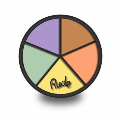 RUDE Fabulous Concealer Wheel - Corrector