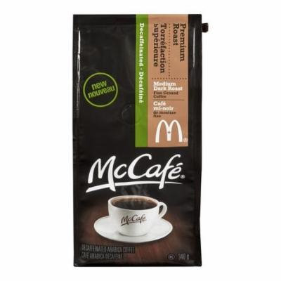McDonalds McCafe Premium Roast Decaffeinated Coffee, Medium Dark Roast Fine Grind, 340g / 12oz
