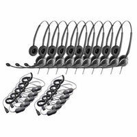 Jabra GN2125 Duo NC Headset & GN1200 Cable w/ ATL Tech & Flexible Boom (10 Pack)