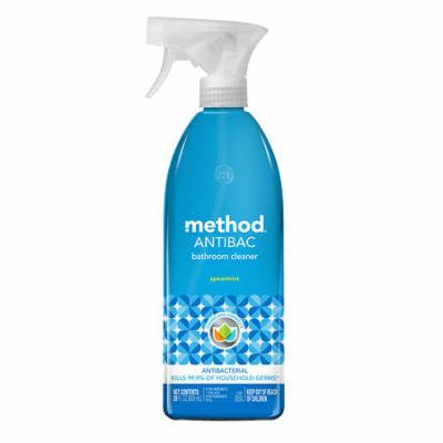 method ANTIBAC, Antibacterial Bathroom Cleaner Spearmint 28.0 fl oz(pack of 12)