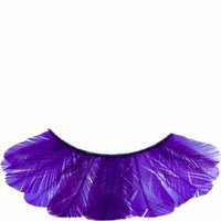 Kryolan Peacock Fake Eyelashes 9341 Speckled Brown Pink Blue Violet Black White (Violet)