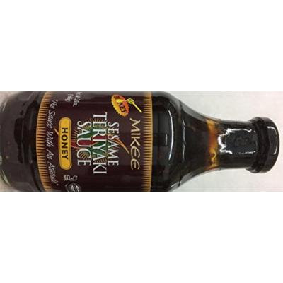 Mikee Sesame Teriyaki Sauce Honey No MSG 20 Oz. Pack Of 3.