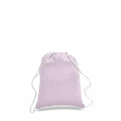 Pack of 12 - Cotton Promotional Sport Drawstring Bag, Cinch Pack