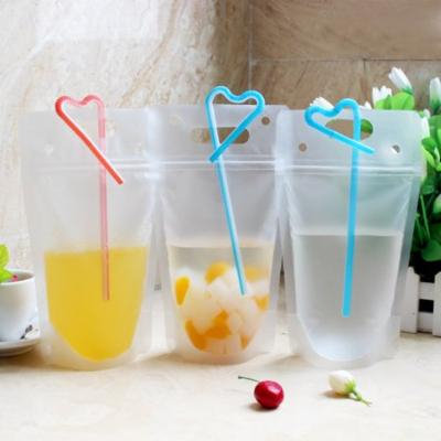 Codream 50 Pack 400ml Drink Bags Stand up Reclosable Zipper Drinking Pouches