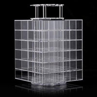 Acrylic Makeup Spinning Lipstick Cosmetic Organizer Storage Display Stand Holder Tower HITC