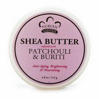 Nubian Heritage Shea Butter Patchouli and Buriti Anti Aging Cream, 4 Oz, 2 Pack